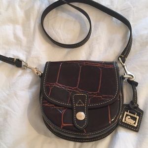 Mini Dooney & Bourke crossbody bag.